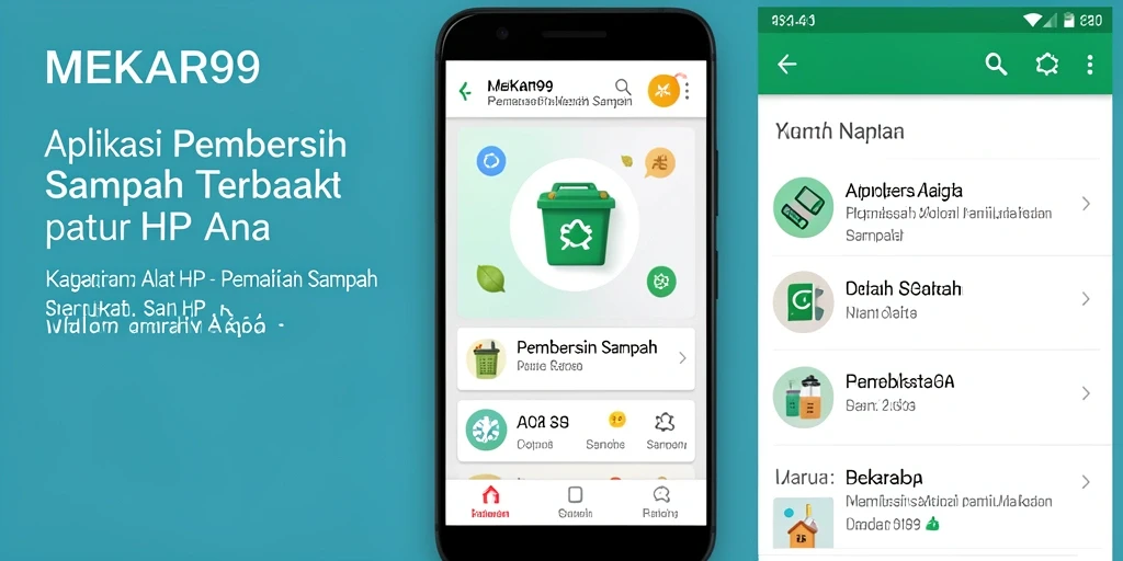 Antarmuka pengguna MEKAR99 yang sederhana dan intuitif.